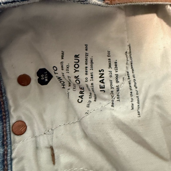 Madewell Boyfriend Jeans in Distressed Blue - Picture 7 of 10